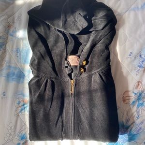 juicy couture velvet gold chain jacket
